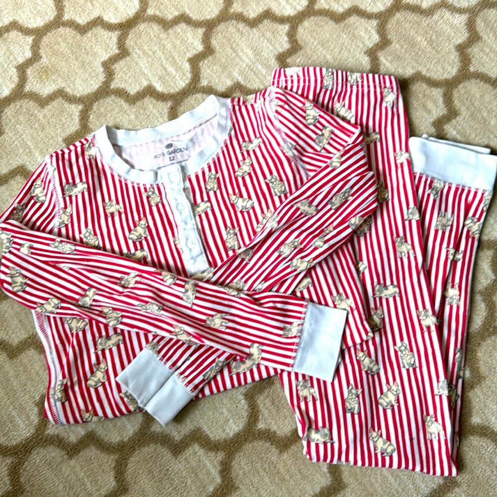 Long sleeve French bulldog pajama set